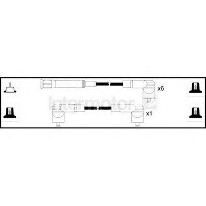 Фото Комплект проводов зажигания STANDARD 76297