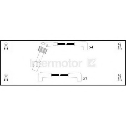 Foto Zündleitungssatz STANDARD 76333