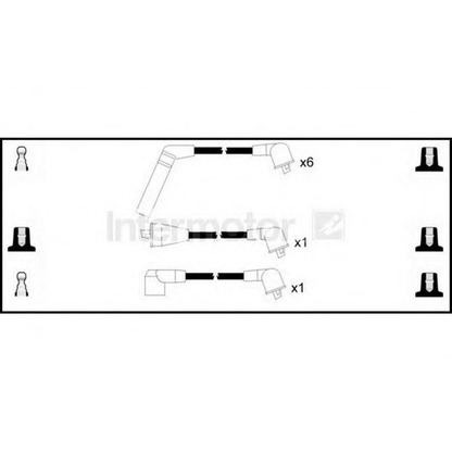 Фото Комплект проводов зажигания STANDARD 73522