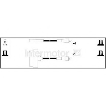 Фото Комплект проводов зажигания STANDARD 73539