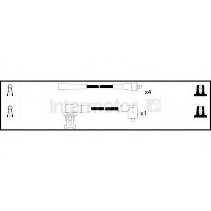 Фото Комплект проводов зажигания STANDARD 73580