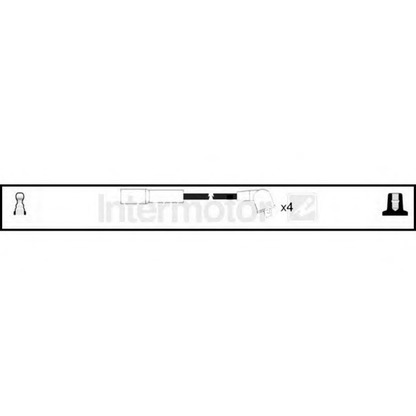 Фото Комплект проводов зажигания STANDARD 73615