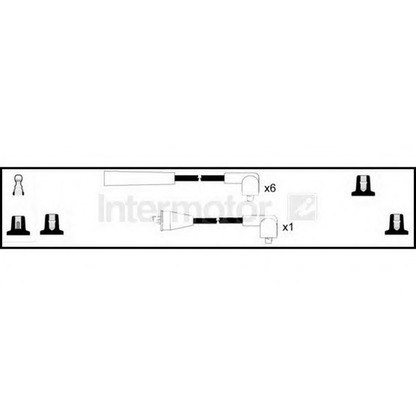 Фото Комплект проводов зажигания STANDARD 73626