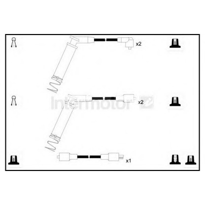 Фото Комплект проводов зажигания STANDARD 73633