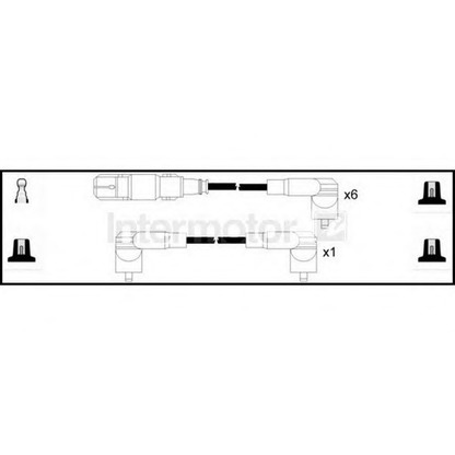 Фото Комплект проводов зажигания STANDARD 73656