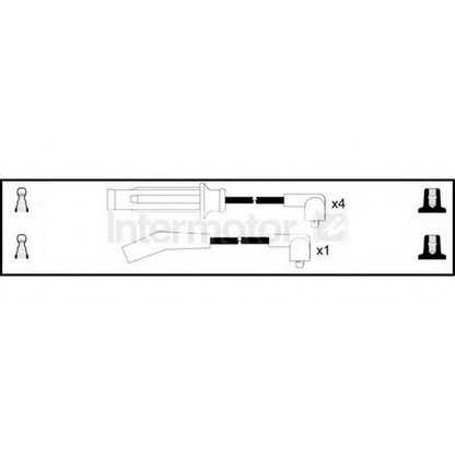 Фото Комплект проводов зажигания STANDARD 73699