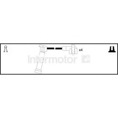 Фото Комплект проводов зажигания STANDARD 83080