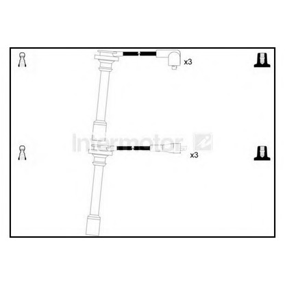 Фото Комплект проводов зажигания STANDARD 73406