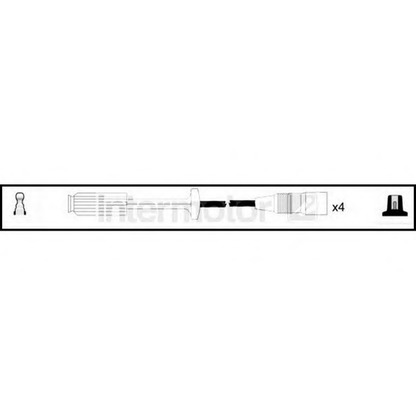 Фото Комплект проводов зажигания STANDARD 73919