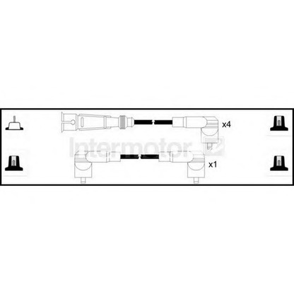 Фото Комплект проводов зажигания STANDARD 73944