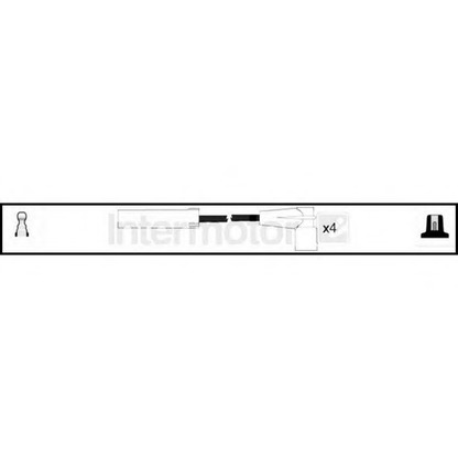 Фото Комплект проводов зажигания STANDARD 73979