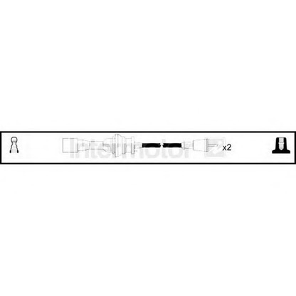 Foto Zündleitungssatz STANDARD 73987