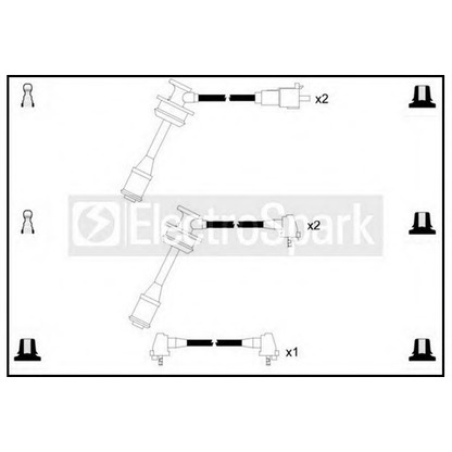 Foto Juego de cables de encendido STANDARD OEK328