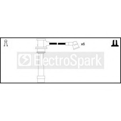 Фото Комплект проводов зажигания STANDARD OEK743