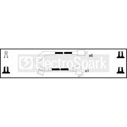 Photo Kit de câbles d'allumage STANDARD OEK543