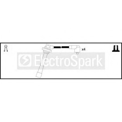 Фото Комплект проводов зажигания STANDARD OEK516