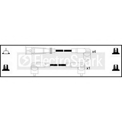 Foto Zündleitungssatz STANDARD OEK606