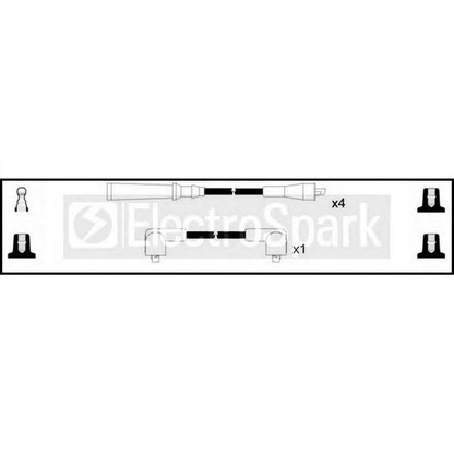 Foto Zündleitungssatz STANDARD OEK054