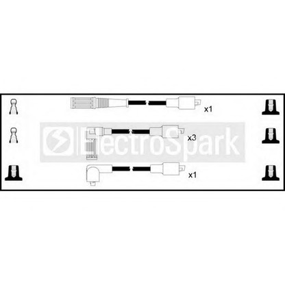 Foto Juego de cables de encendido STANDARD OEK052