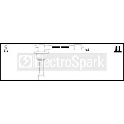 Фото Комплект проводов зажигания STANDARD OEK291