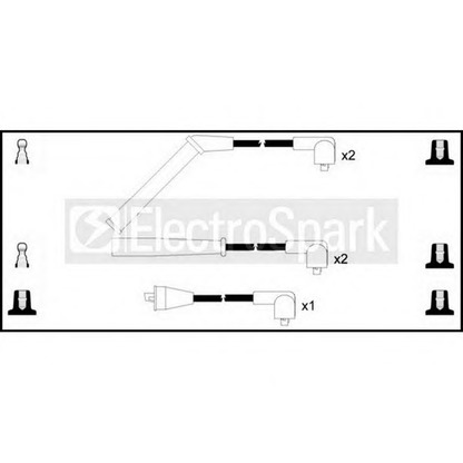 Foto Juego de cables de encendido STANDARD OEK875