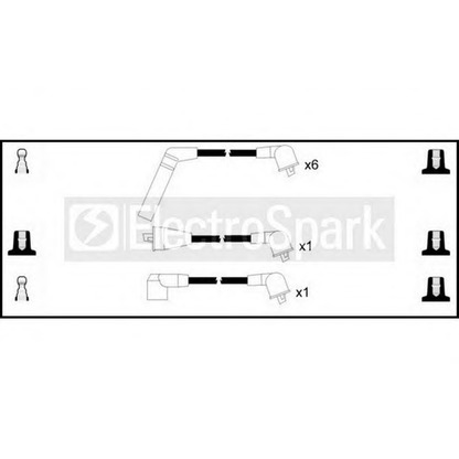 Фото Комплект проводов зажигания STANDARD OEK020