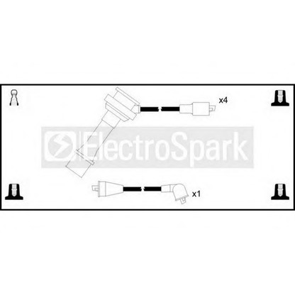 Foto Juego de cables de encendido STANDARD OEK183