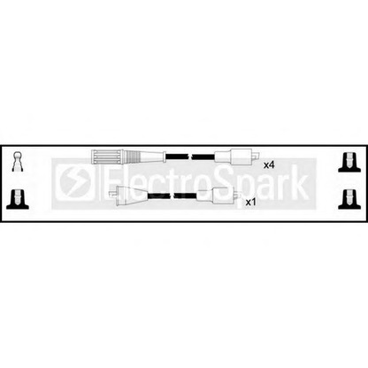Photo Kit de câbles d'allumage STANDARD OEK211