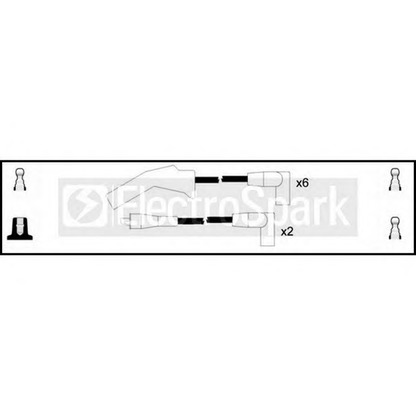 Foto Zündleitungssatz STANDARD OEK060