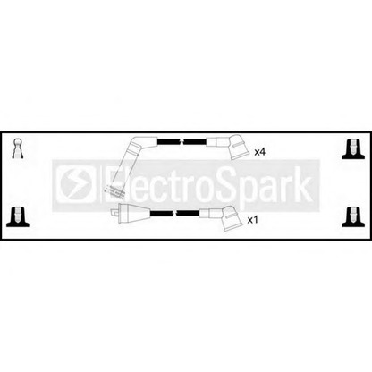 Photo Ignition Cable Kit STANDARD OEK628