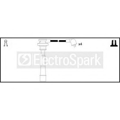 Photo Ignition Cable Kit STANDARD OEK344