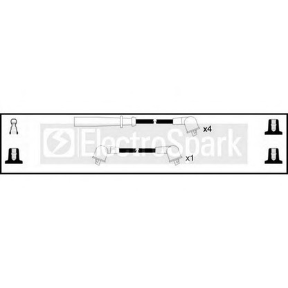 Photo Kit de câbles d'allumage STANDARD OEK576