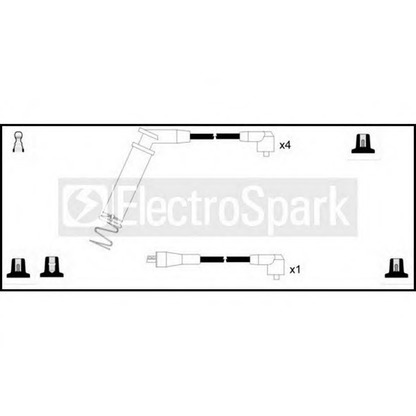 Photo Kit de câbles d'allumage STANDARD OEK973