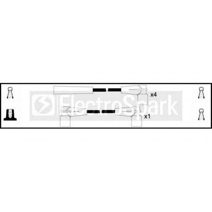 Photo Ignition Cable Kit STANDARD OEK381