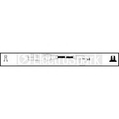 Foto Zündleitungssatz STANDARD OEK582
