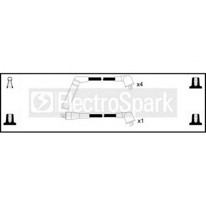 Foto Zündleitungssatz STANDARD OEK651