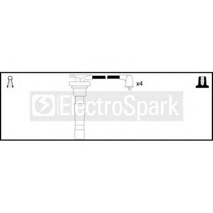 Foto Juego de cables de encendido STANDARD OEK287