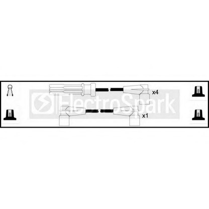 Foto Zündleitungssatz STANDARD OEK145