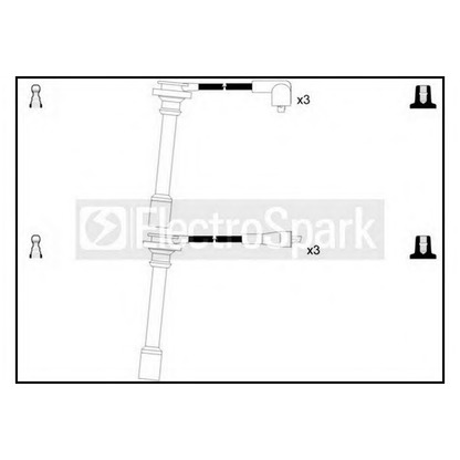 Foto Juego de cables de encendido STANDARD OEK368