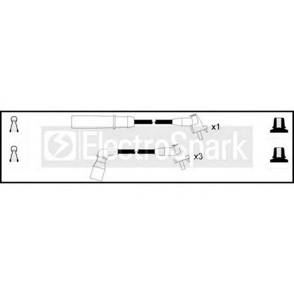 Foto Juego de cables de encendido STANDARD OEK349
