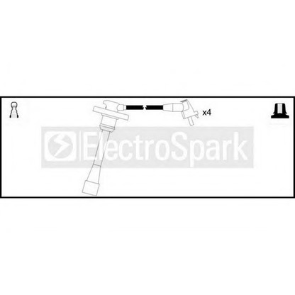 Zdjęcie Zestaw przewodów zapłonowych STANDARD OEK322