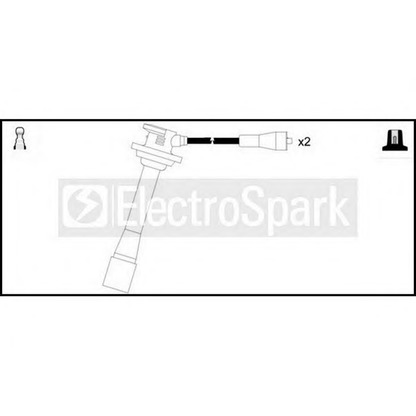 Zdjęcie Zestaw przewodów zapłonowych STANDARD OEK772