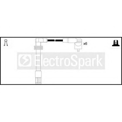 Foto Juego de cables de encendido STANDARD OEK402