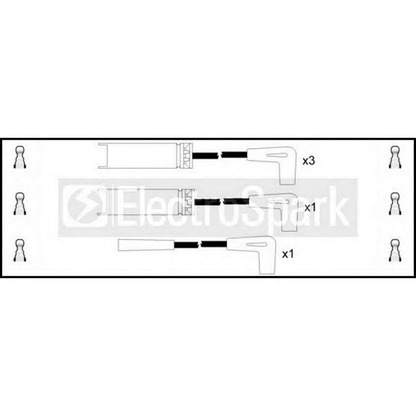 Photo Ignition Cable Kit STANDARD OEK057