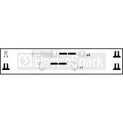 Foto Zündleitungssatz STANDARD OEK1007