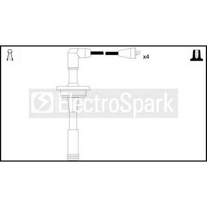 Photo Ignition Cable Kit STANDARD OEK911