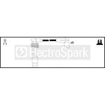 Фото Комплект проводов зажигания STANDARD OEK608