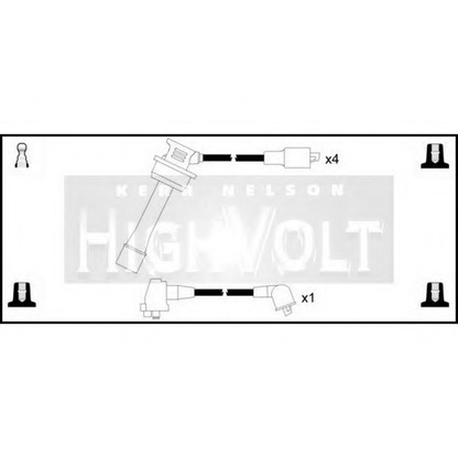 Foto Kit cavi accensione STANDARD OEF421