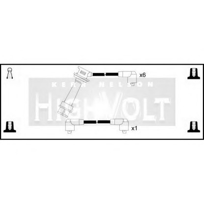 Photo Ignition Cable Kit STANDARD OEF389