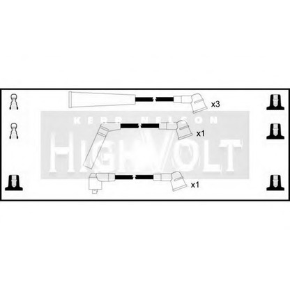 Photo Ignition Cable Kit STANDARD OEF608